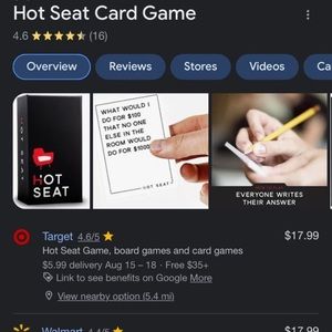 Hot seat card game